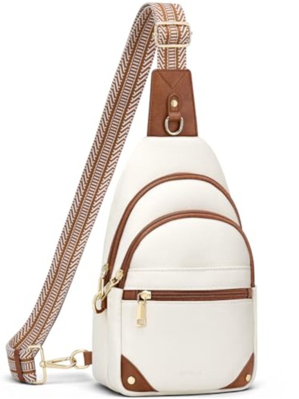 Anti Theft Crossbody Sling Bag RFID Blocking Faux Leather Travel Purse